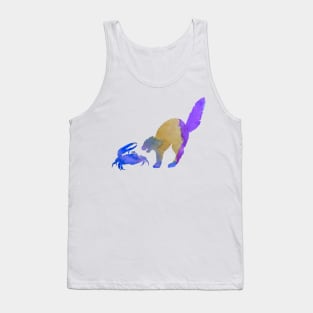 Cat and crab Tank Top